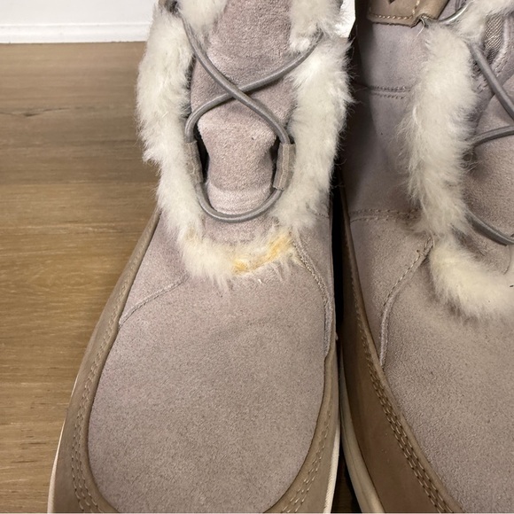 Sperry Powder Valley Winter Boots, Gray & Tan, Size 10 - Picture 5 of 9